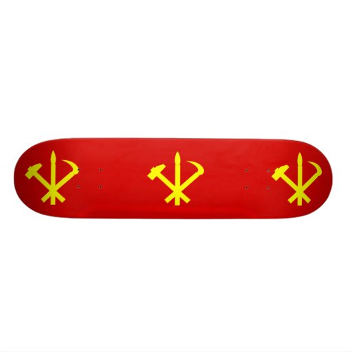 Workers'27 Party Of Korea, Colombia Political Skate Board Decks