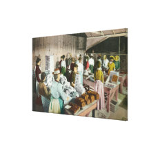 Workers Packing GoodiesFresno, CA Canvas Prints