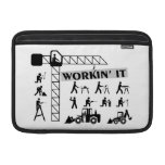 Workin It Blue Collar Workers MacBook Sleeves
