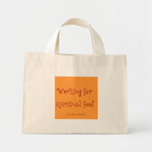 Working for spiritual food Bag