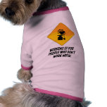 Working Is For People Who Don't Work Metal pet clothing