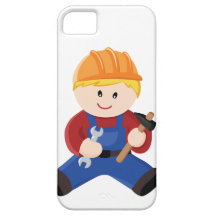 Workman construction blond hair iPhone 5 cases