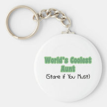 World's Coolest Aunt Key Chain