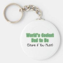 World's Coolest Dad to Be Keychain