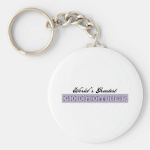 World's Greatest Godmother Key Chain