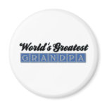 World's Greatest Grandpa (Blue) Magnet