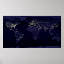 World at night poster