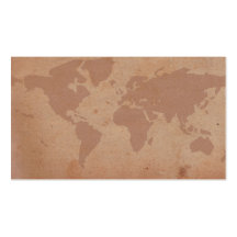 world business card