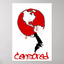 World Censored Print