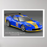 World Challenge C6 Z06 Corvette Print