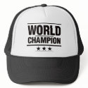 World Champion hats