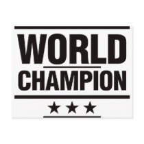 World Champion Post Cards