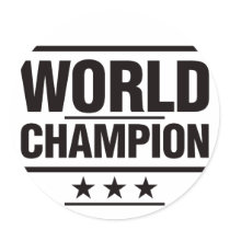 World Champion Sticker