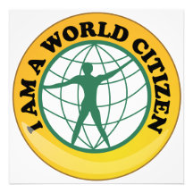World Citizen Badge by World Service Authority Photo Art