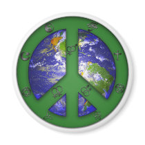 World Coexist Fridge Magnet