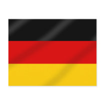 World Cup Soccer - Germany Soccer 2014 flag Post Card