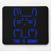 World Domination Bunny Mouse Pads