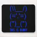 World Domination Bunny mousepads