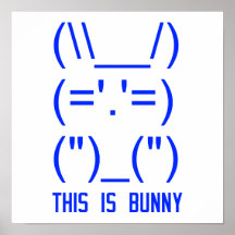 World Domination Bunny Poster