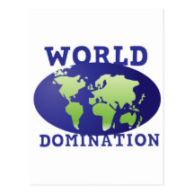 World Domination Post Cards