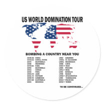 World Domination Tour Stickers
