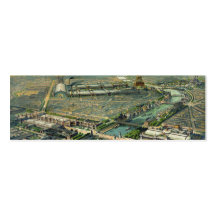 World Expo 1900 Paris France Business Card