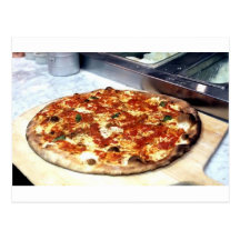 WORLD FAMOUS NEW YORK PIZZA POSTCARD