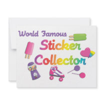 World Famous Sticker Collector