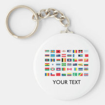 World Flag Keychains