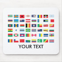 World Flag Mouse Pads