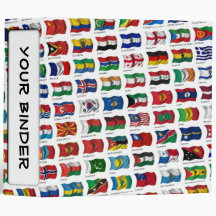 World Flags 2" Binder