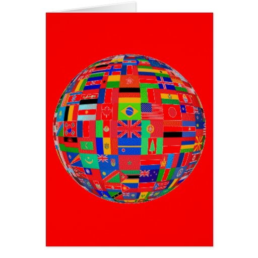 WORLD FLAGS CARD