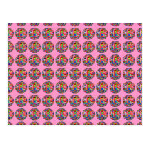 WORLD FLAGS POSTCARD