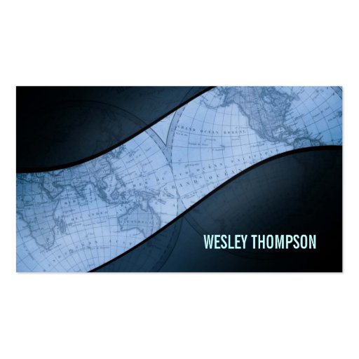 World Globe Business Cards