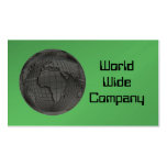 World Globe Business Cards