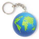 World Globe Keychains