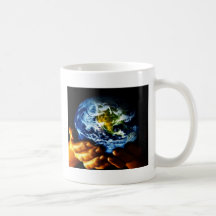 world in hand mugs