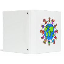 World Kids Vinyl Binder