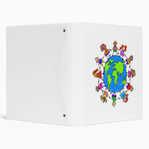 World Kids Vinyl Binder