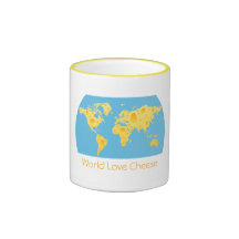 World Love Cheese Mug