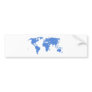 World Map Bumper Sticker