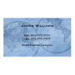 world map business cards