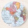 World Map coasters