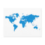 World Map Post Cards