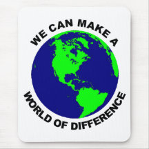 World of Difference Mouse Pad