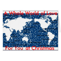 World of Love Christmas Card
