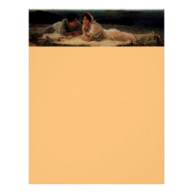 World of Their Own by Sir Lawrernce Alma-Tadema Letterhead Template