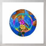 World Peace Colors Poster