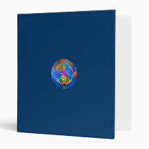 World Peace Colours 3 Ring Binder