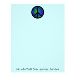 World Peace Personalized Letterhead
